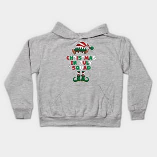 Christmas In July Squad Funny Summer Xmas Elf Kids Hoodie